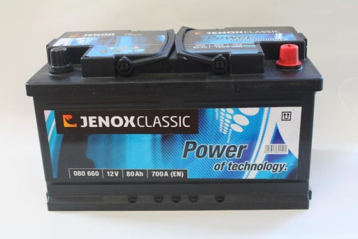 JENOX 80AH 700A P+ AKUMULATOR