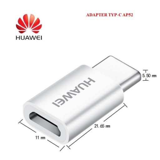 Оригинальный адаптер Huawei USB-C 3.1 USB 2A AP52