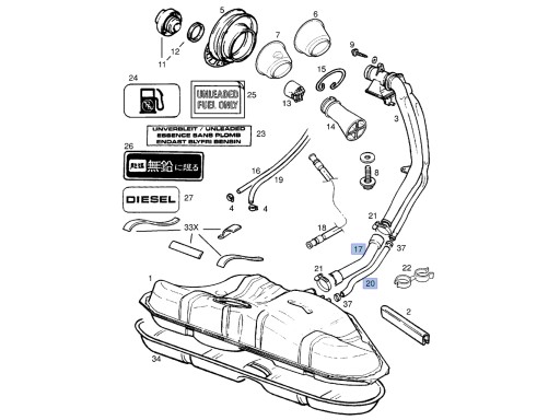 ПРОКАЧКА НАПОЛНИТЕЛЬНОЙ ТРУБКИ OPEL VECTRA B