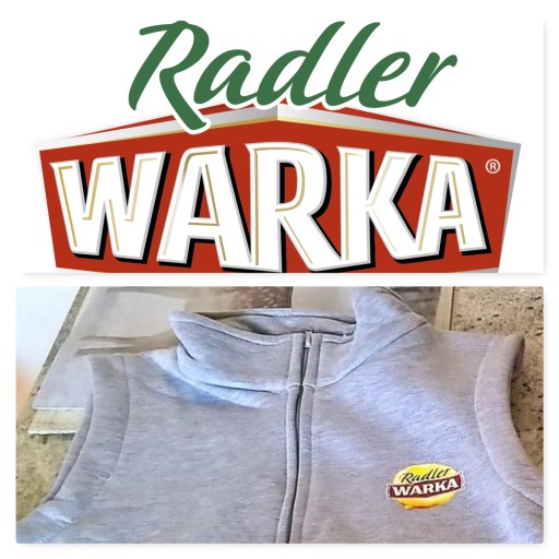 WARKA RADLER BEER серый жилет L шарф FAN