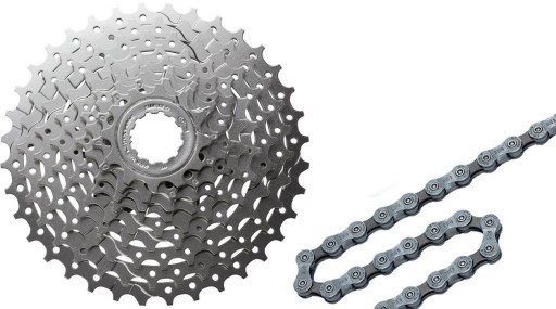 Комплект SHIMANO CS-HG400 9 скоростей 11-34 + CN-HG53 Deore