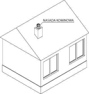 Nasada kominowa obrotowa TURBOWENT fi 300 CHROM