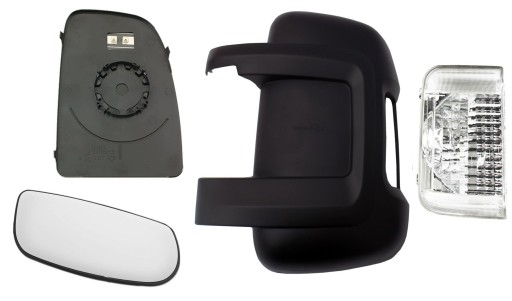 Fiat ducato peugeot boxer корпус зеркало ліве , фото