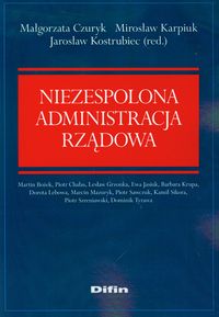 Niezespolona administracja rządowa CZURYK DIFIN