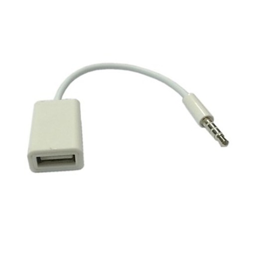 Adapter przejściówka AUX miniJack 3,5mm 4pin