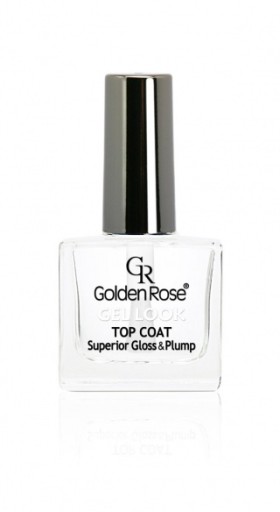 GOLDEN ROSE TOP COAT GEL LOOK ŻELOWY EFEKT