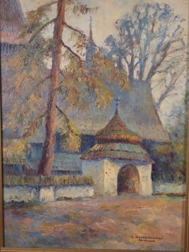 Bolesławski Kościół w Harklowej 63 x 47 cm