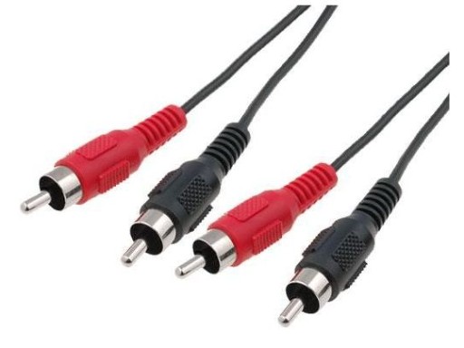 KABEL SYGNAŁOWY AUDIO CINCH RCA - > RCA 10m