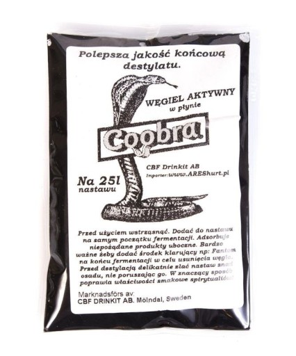 Węgiel aktywny płynny COOBRA 140g