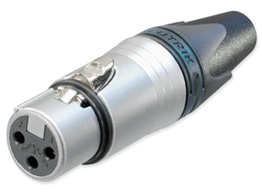 WTYK MIKROFONOWY ŻEŃSKI XLR NEUTRIK NC3FXX