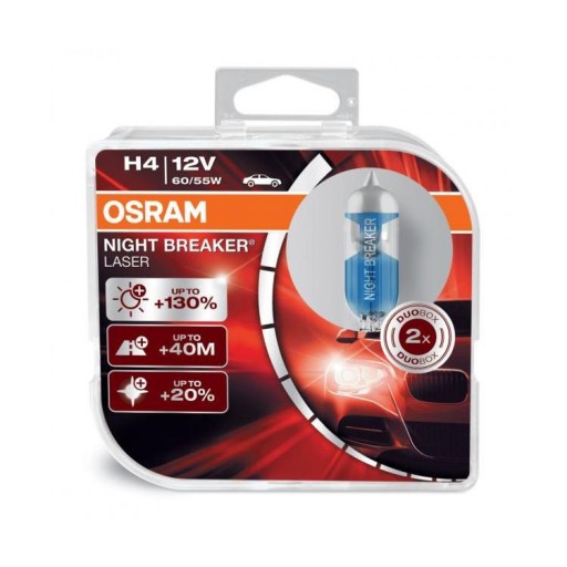 ŻARÓWKA H4 12V OSRAM NIGHT BREAKER LASER