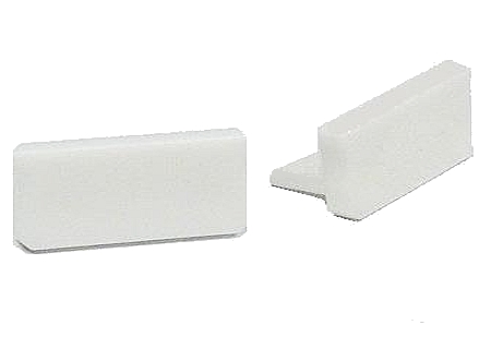 ZAŚLEPKA ZATYCZKA ZAKOŃCZENIE LISTWY LED 20x10mm BIAŁA