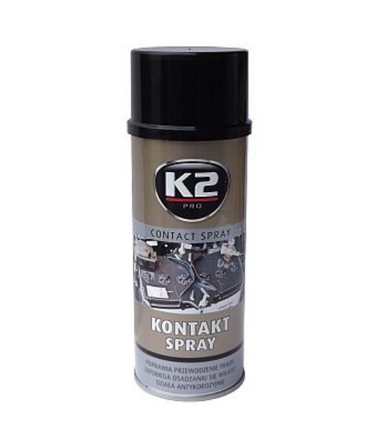 K2 KONTAKT SPRAY 400 ML DO CZYSZCZENIA STYKÓW KLEM