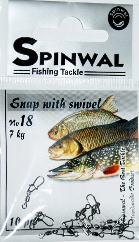 Spinwal Agrafka z krętlikiem walcowym nr.18 do 7kg