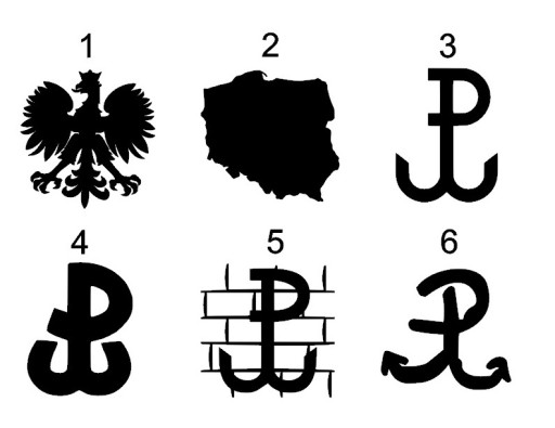 Polska Walcząca naklejka na szybę samochód auto