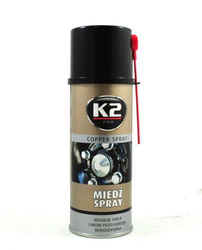 K2 MIEDŹ W SPRAYU SMAR MIEDZIANY 400ML MIEDŹ SPRAY