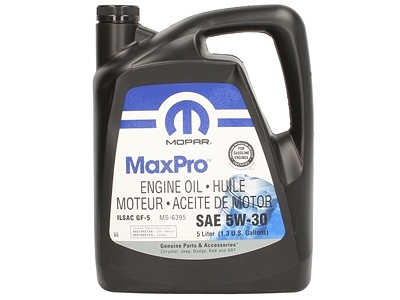 5w30 MOPAR MAXPRO GF-5 API CHRYSLER MS-6395 5L