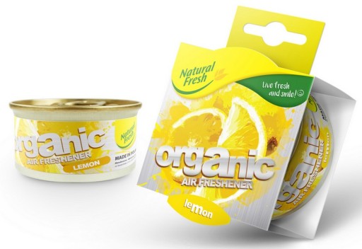 NATURAL FRESH ORGANIC CAR puszka 60dn Zapach Lemon