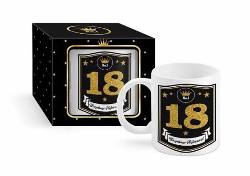 KUBEK BOSS GOLD - 18 LAT WSZYSTKIEGO NAJLEPSZEGO!
