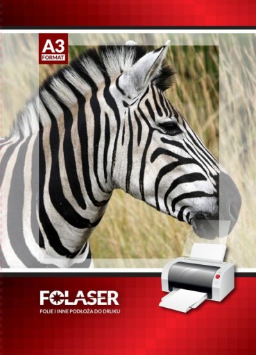Folia przezroczysta samoprzylepna laser 50A3