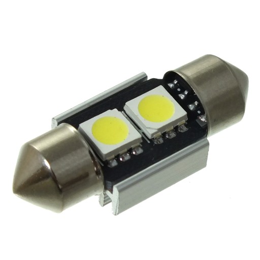 Dioda LED C5W 31mm 2x smd 5050 CANBUS rurka 12V