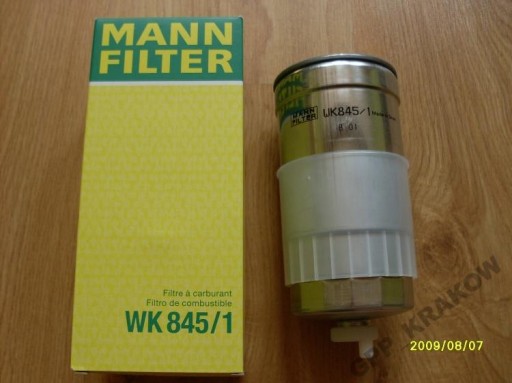 Mann WK845/1 filtr paliwa Volvo S80 V70 2.5TDI