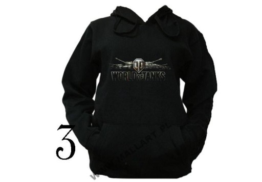 BLUZA KAPTUR World of Tanks CZOŁGI WZORY