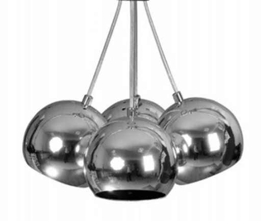 LAMPA BALL ORBITA CHROM ŻYRANDOL NOWOCZESNA SUFITO