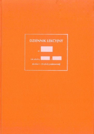 I/2 Dziennik lekcyjny dla klas I-III szkoły podst.