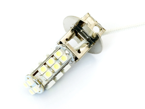 Żarówka LED H3 28 SMD dzienne halogen 200 lm