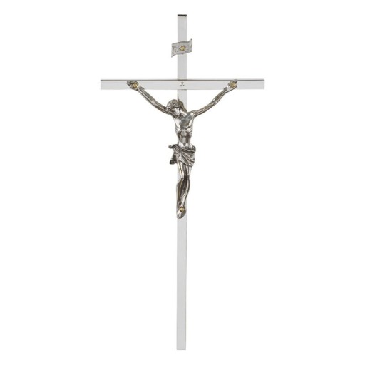 KRZYŻ WISZĄCY DO POWIESZENIA NA ŚCIANĘ 21cm *LUX*