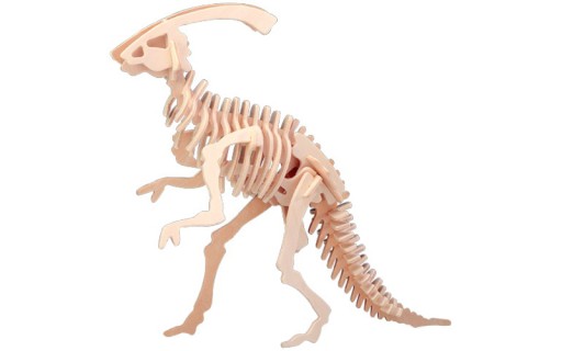 PUZZLE DREWNIANE 3D DINOZAUR PARASAUURLOP J003