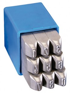 NUMERATOR NUMERATORY KOMPLET CYFRY 2,5 mm GERMANY