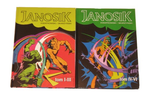 Janosik komiks twarda opr. NOWE komplet 1-3 i 4-6