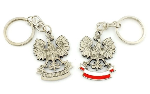 Brelok Orzeł w koronie Flaga Polska - 182 sr
