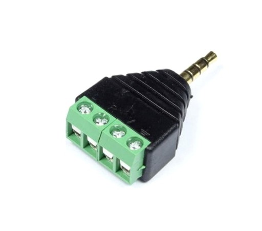 szybkozłącze ARK wtyk Jack 3,5 mm 4 PIN polowy