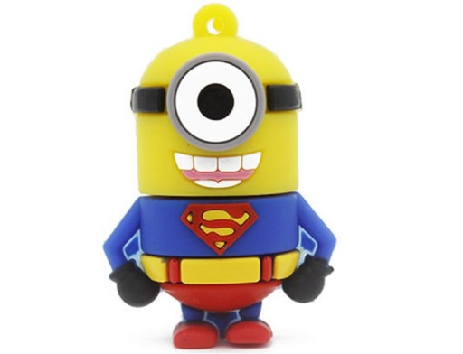 PENDRIVE USB 16 GB MINIONKI SUPERMAN BAJKA BOHATER