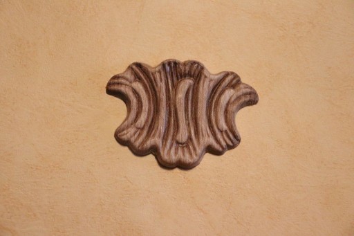 Dekor 6x4,5cm, ornament, sztukateria- D079