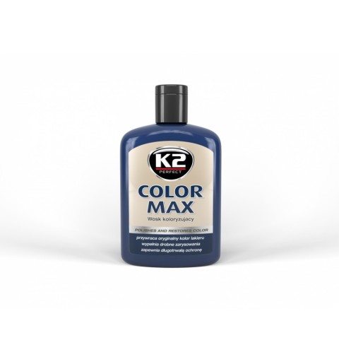 K2 COLOR MAX 200 ML GRANATOWY WOSK KOLORYZUJĄCY