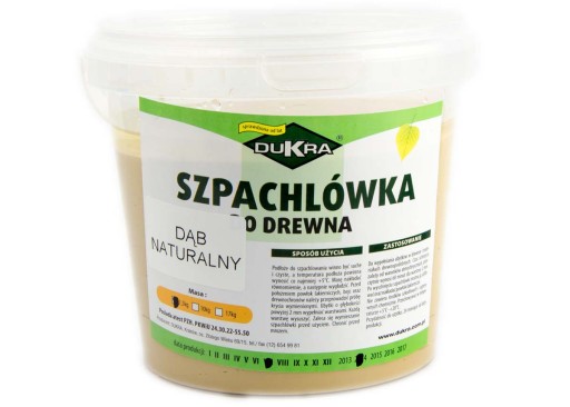 SZPACHLÓWKA SZPACHLA DO DREWNA DĘBOWA DĄB NATURAL