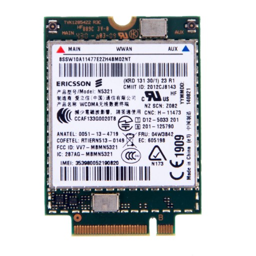 Modem WWAN GSM Lenovo X240 T440 T440s S540 04W3842