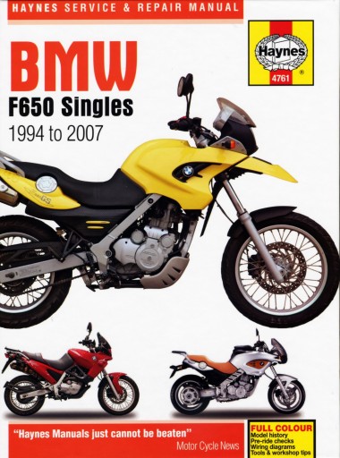 BMW F650 Funduro (1994 - 2000) MOTOWIEDZA NR 4761