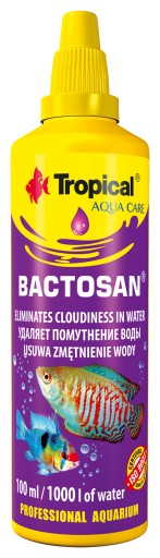 TROPICAL BACTOSAN 100ml KLARUJE WODĘ W AKWARIUM