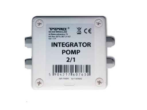 INTEGRATOR POMP C.O. 2/1 STEROWNIK KOMINKA