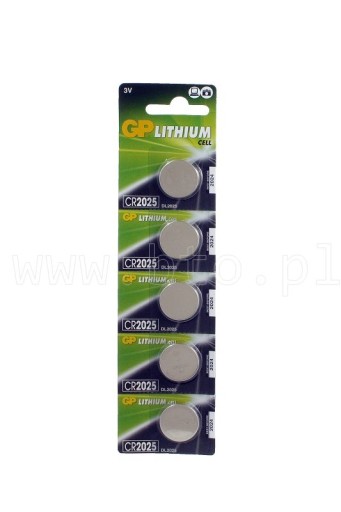 BATERIA CR2025 DL2025 LITOWA 3V GP