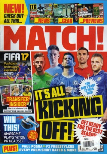 MATCH ! 32/2016 UK (Mag Ligi angielskiej)