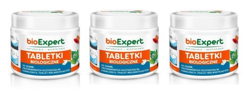 TABLETKI BIOLOGICZNE do szamba zestaw 36 sztuk