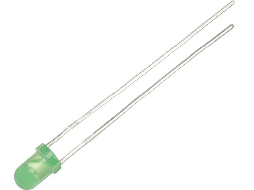 Dioda diody LED 3mm zielona Komplet 50szt FV(0123)