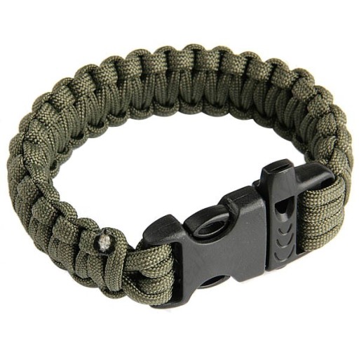 BRANSOLETA PARACORD Z GWIZDKIEM SURVIVAL JAKOŚĆ!