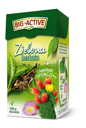 Herbata Liściasta Zielona Opuncja 100g Big-Active